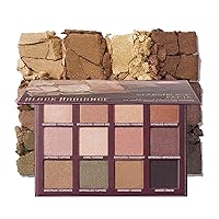 Brilliant Effects Eye Shadow Palette, 12 Intense Ultra Pigmented Powder, Buildable & Blendable Versatile Satin to Shimmer Finishes, Cruelty-Free & Vegan - Starstruck