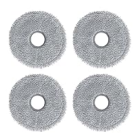 Sweeper Accessories Kit Compatible with Dreame L20 Ultra Robot Vacuum Cleaner Replacement Parts, Roller Brush/Side Brush/Filter/Mop Pad/Dust Bag (4 Mop Cloth Pads)