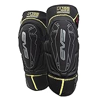 EVS Sports unisex-adult T. Pastrana 199 Knee/Shin Pad(Black / Hi-Viz Yellow,Youth),1 Pack