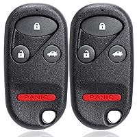 NPAUTO Key Fob Replacement Fits for Honda Accord & Acura TL 1998 1999 2000 2001 2002 2003 DIY Programming Keyless Entry Remote Control Car Key Fobs KOBUTAH2T, 72147-S0K-A02, 72147-S84-A03 (Pack of 2)