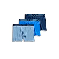 Jockey Men's Underwear Active Microfiber Boxer Brief - 3 Pack