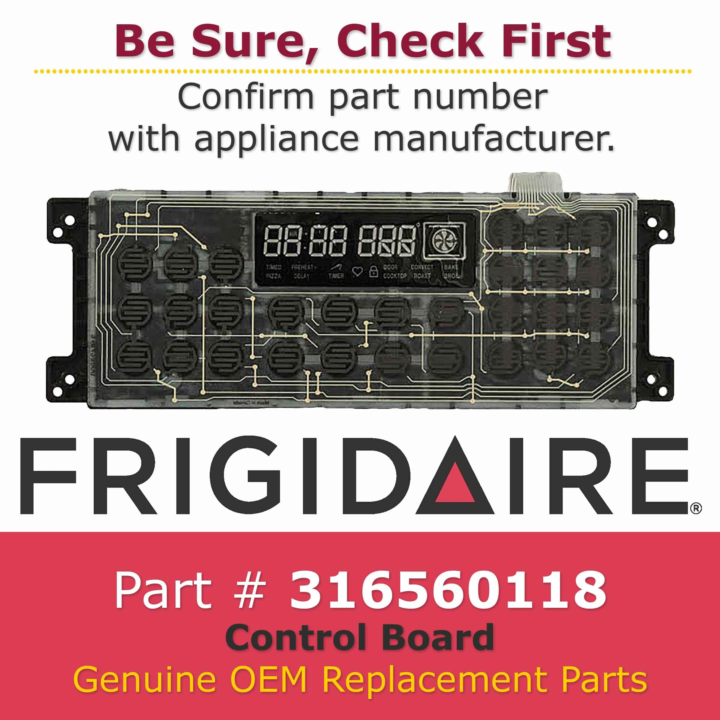 Electrolux 316560118 Frigidaire Oven Control Board