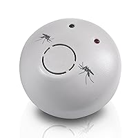 SereneLife PSLUMR8 Electronic Plug in Pest High Frequency Ultrasonic Eco Humane Home Indoor Repellent Control, Imitates Male Mosquito and Dragonfly Sounds, PSLUMR8