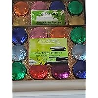 Shower Tablet Aromatherapy: 2 Gift Sets Made in USA with 100% Pure Essential Oils (24 Count)