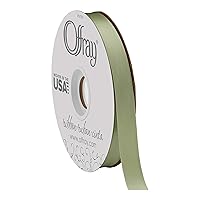 Double Face Satin Ribbon, 50 Yards, Spring Moss