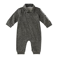 Calvin Klein Baby Boys' 1 Piece Marled Coverall