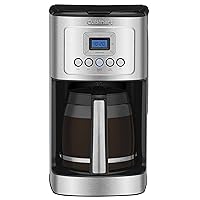 Coffee Maker, 14-Cup Glass Carafe, Fully Automatic for Brew Strength Control & 1-4 Cup Setting, Stainless Steel, DCC-3200P1