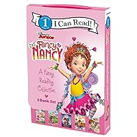 Disney Junior Fancy Nancy: A Fancy Reading Collection 5-Book Box Set: Chez Nancy, Nancy Makes Her Mark, The Case of the Disappearing Doll, Shoe-La-La, Toodle-oo Miss Moo (I Can Read Level 1)