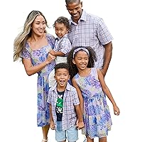 The Children's Place Kids' Coordinating Family Outfits, Mommy & Me, Dad & Son, Baby, Purple Party Collection