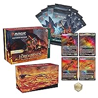 Magic The Gathering The Lord of The Rings: Tales of Middle-Earth Bundle - 8 Set Boosters + Accessories