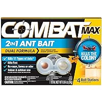 Combat Max 2 in 1 Ant Bait Station, 4 Count