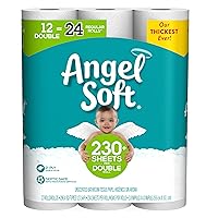 Angel Soft, Toilet Paper, Double Rolls, 12 Count of 234 Sheets Per Roll