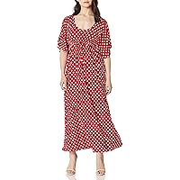 Star Vixen Women's Flutter Sleeve Empire Maxi