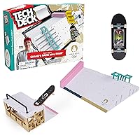 Shane O’Neill’s Olympic Games Paris 2024 Ramp Customizable X-Connect Park Creator Playset & Exclusive Fingerboard, Kids Toy for Ages 6+