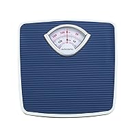 SmartHeart Analog Body Weight Scale | Mechanical Scale | 286 lbs 130 kg Capacity | Non-Skid | Simple Dial Calibration