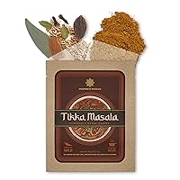 Tikka Masala & Whole Spice Kit - Chicken & Paneer Tikka Seasoning - Indian Vegetable, Meat & Curry Masala Powder Mix - Whole Garam Masala Spices Packets - Authentic Indian Spices - Vegan Spice Set