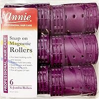 Annie- Professional Snap on Magnetic Rollers - Size (X Jumbo) - (1) Pack - Dry or Damp Sets - #59247 in Beauty