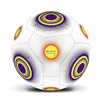 Millenti Soccer Balls - Soccer Ball with High-Visibility, Easy-to-Track Designs