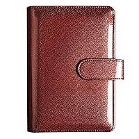 YS0911 Popular Binder Dairy Notebook Cover Loose-Leaf Notepad Cover With Buckle Closure Pen For Women Teens Loose Leaf Notebook Cover Notepad Journals Planner 6 Binder Cover