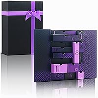 AVUX 16 Drawers Magnetic Closure Gift Box for Gifts - A Purple Colored Luxury & Cute Empty Gift Box with Laser Printed for Birthday, Anniversaries, Wedding, and Christmas