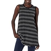 Amazon Essentials Women's Jersey Relaxed-Fit Muscle-Sleeve Swing Tunic (Previously Daily Ritual)