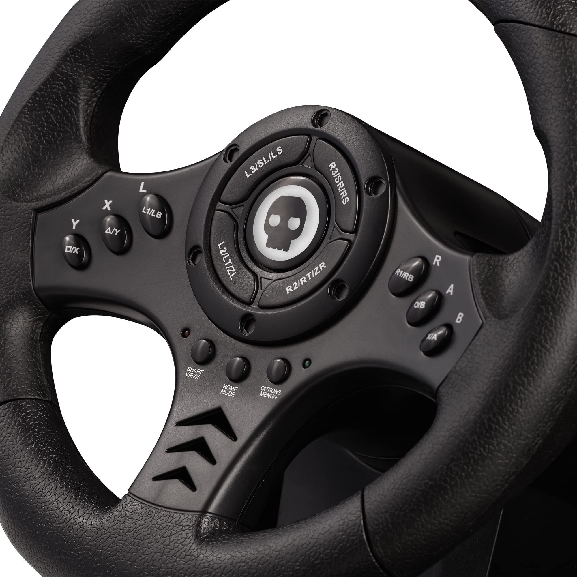 Numskull Next-Gen Multi Format Racing Wheel 2022 with Pedals - Compatible with Xbox Series X|S, Xbox One, PS4, Nintendo Switch and PC - Realistic Steering Wheel Controller Accessory