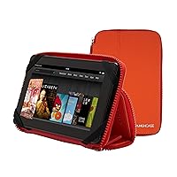 Ace Zip Around Standing Case, Orange/Red - Made for Kindle Fire (will not fit HD or HDX models)