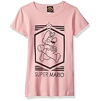 Nintendo Girls' Super Mario Mario Billion Run Graphic Tee