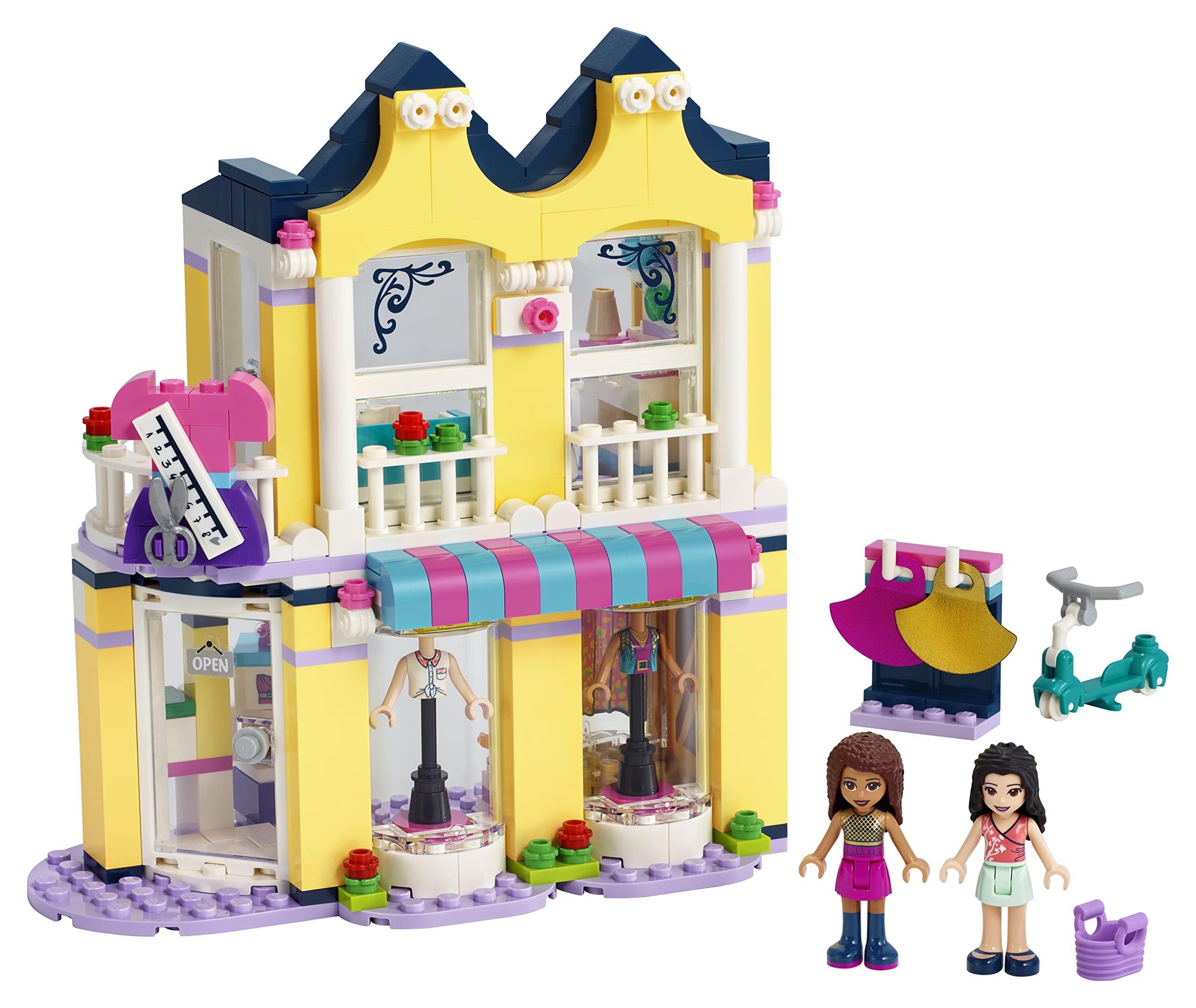 LEGO 41427 Friends Emma's Fashion Shop Accessories Store Play Set with Emma & Andrea