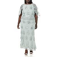 Brianna Women's Scallop Embroidered Gown
