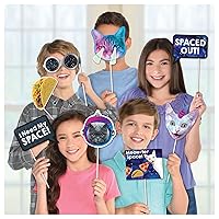 Amscan Space Cat Birthday Photo Props | 13 Pcs