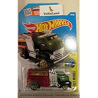 Hot Wheels 2016 167/250 City Works 2/10 Green Fast Gassin' Tanker Truck ^G#fbhre-h4 8rdsf-tg1325382