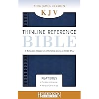 Holy Bible: King James Version, Midnight Blue, Thinline Reference Holy Bible: King James Version, Midnight Blue, Thinline Reference Paperback Bonded Leather