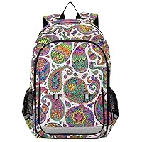 ALAZA Abstract Floral Stylized Paisley Business Travel Hiking Camping Rucksack Pack