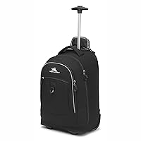 High Sierra Chaser Wheeled Laptop Backpack, Black, 20 x 13.5 x 8-Inch