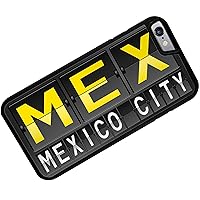 Case for iPhone 6 Plus MEX Airport Code for Mexico City - Neonblond