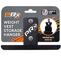 Wall-Mounted Heavy Duty Storage Hanger for Weight Vests,Tactical Gear, Backpacks,and Body Armor Plate Carrier Vests -Durable Steel Construction for Home Gym Accessories-USA-Made -Black