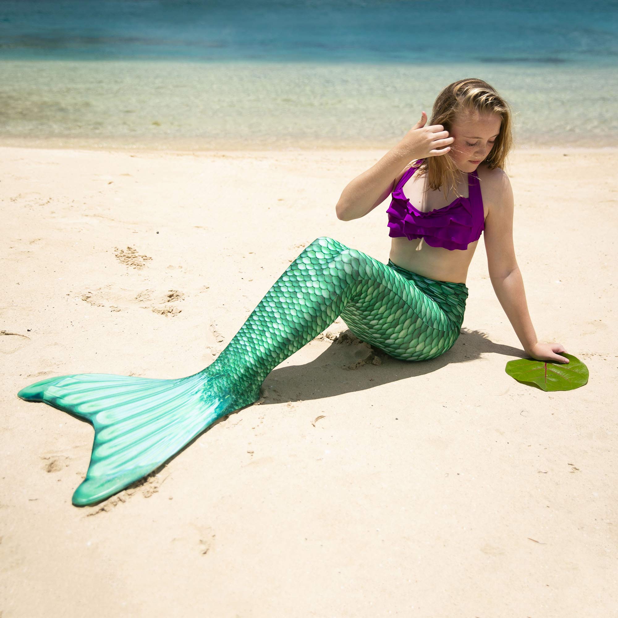 Fin Fun Mermaidens - Mermaid Tails for Swimming for Women, Teens and Adults with Monofin