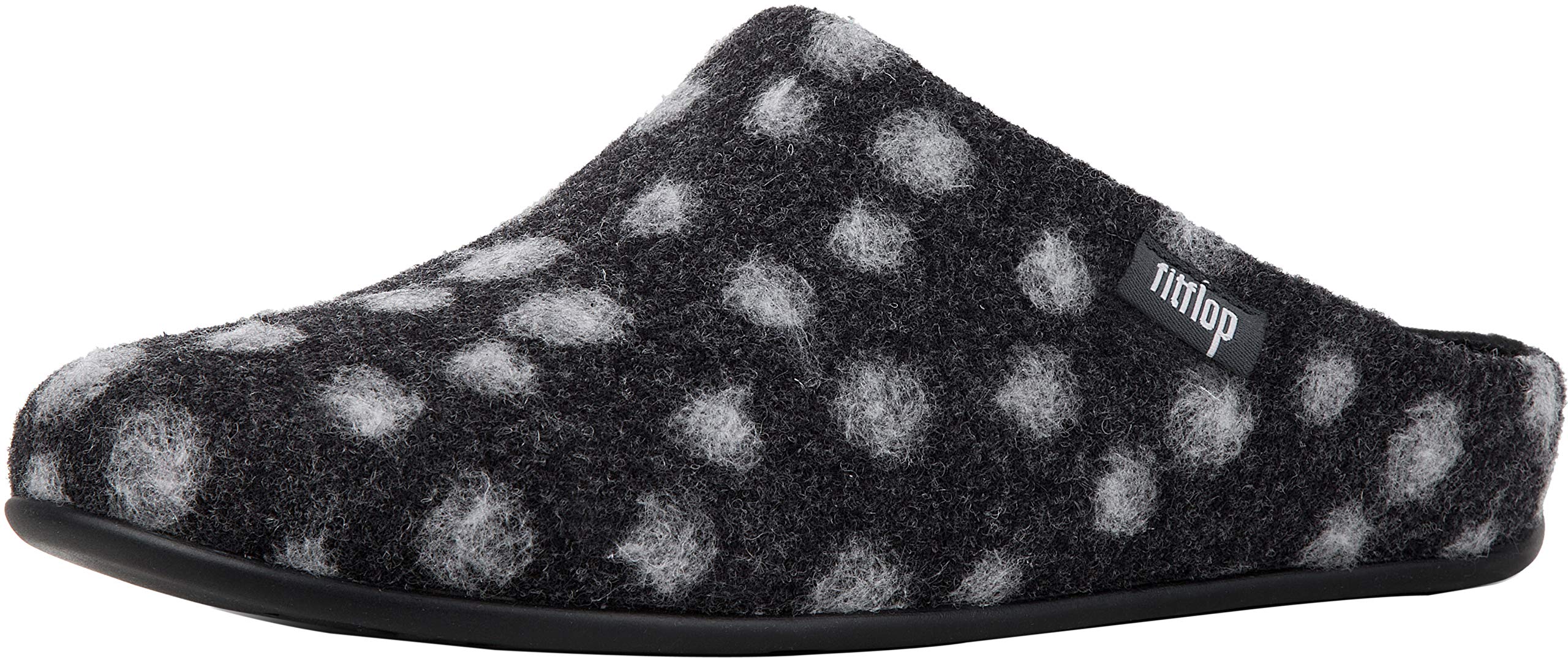 FitFlop Womens Chrissie Dots Wool Slipper Shoes