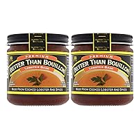 Better Than Bouillon Premium Lobster Base, Made from Select Cooked Lobster & Spices, Makes 9.5 Quarts of Broth 38 Servings, 8 Ounce (Pack of 2)