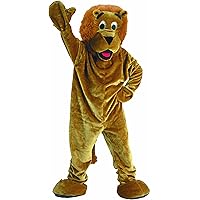 Dress Up America Lion Mascot Costume for Adults and Teens - Plush Lion Costume Set
