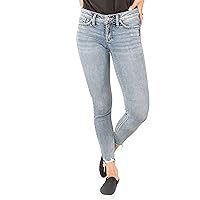 Silver Jeans Co. Women's Suki Mid Rise Skinny Jeans-Legacy