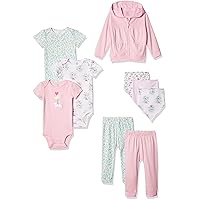 Carter's baby-girls 9-piece Basic Gift SetT-Shirt Set
