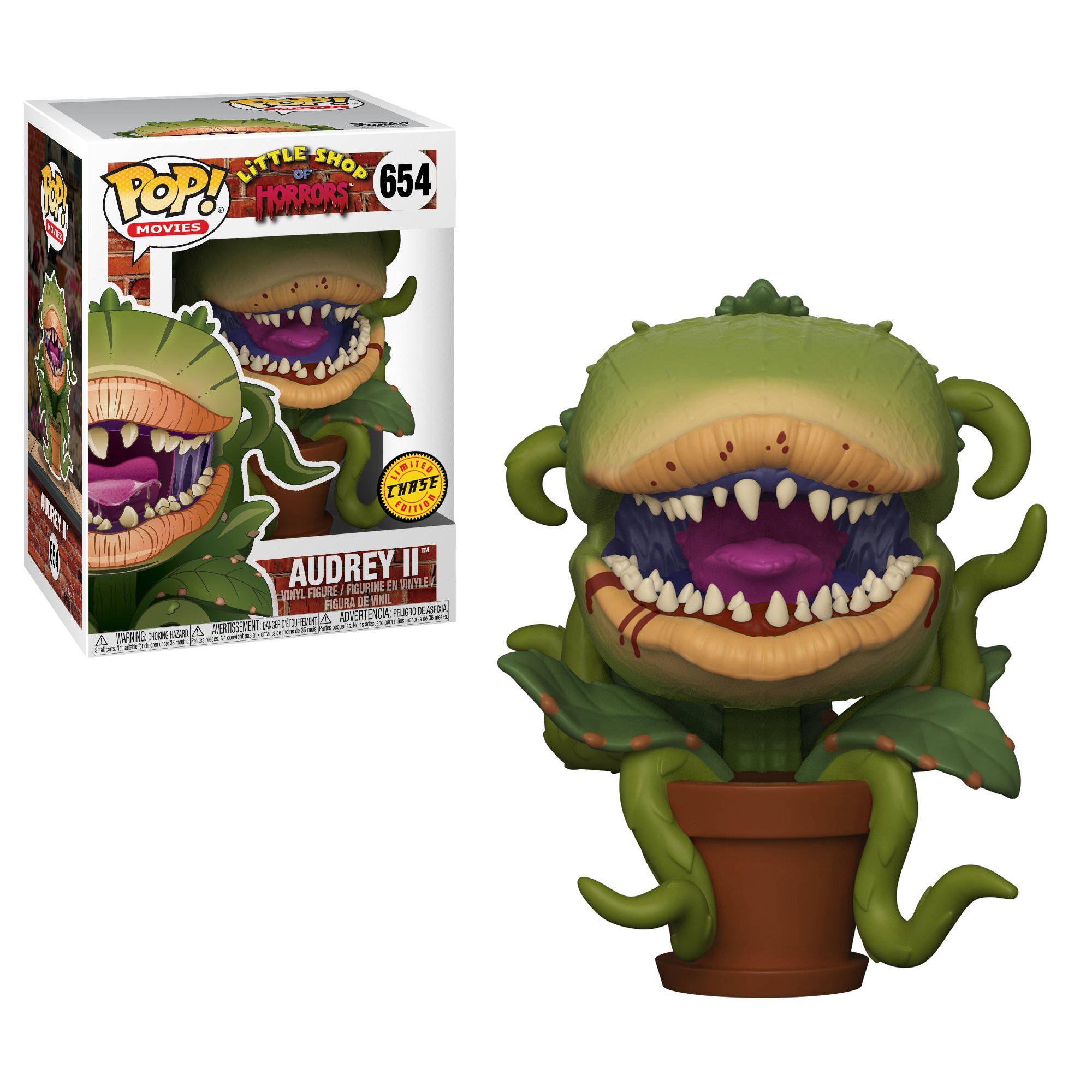 Funko Pop Movies: Little Shop of Horrors - Audrey Ii (Styles May Vary) Collectible Figure, Multicolor, 3.5