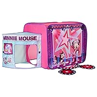 Minnie Mouse Kids Pop Up Tent Children's Playtent Playhouse for Indoor Outdoor, Great for Pretend Play in Bedroom Or Park! for Boys Girls Kids Infants & Baby