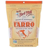 BOBS RED MILL Organic Whole Grain Farro, 24 OZ