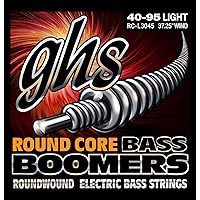 GHS Round Core Bass Boomers, 4-String Set, Light Gauge (37.25