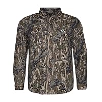 Mossy Oak Unisex-Adult Men's Long Sleeve Camo Hunting Shirts Cotton Mill