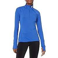 Champion Absolute Half Pullovers, Workout Gear, Women’s Zip Up Sweatshirts, Deep Dazzling Blue-586QGA, Small