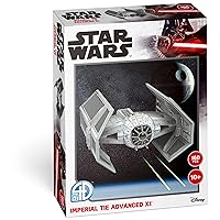 4D Cityscape Star Wars 3D Paper Model Kits (Star Wars TIE Advance x1 Fighter Paper Model Kit)